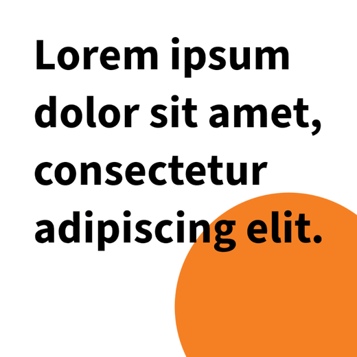 Choix typographie