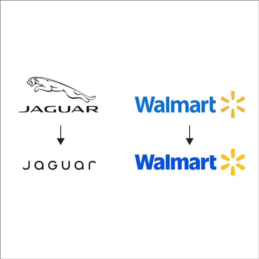 2 logos, 2 approches